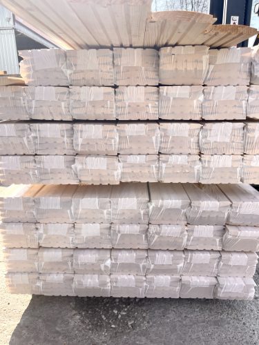 22x145 Északi Lucfenyő Hajópadló Rönkház profil B minőség