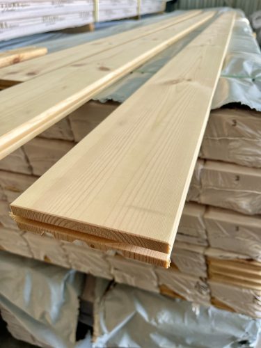 27x142 Svéd Borovi járó Hajópadló "A-B" minőség, Hossztoldásos