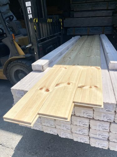 27x190 Svéd Borovi járó Hajópadló "A-B" minőség, Hossztoldásos